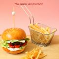 BURGER DE VEAU AUX POIVRONS