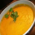 Soupe orange le retour : potiron, patate douce,[...]