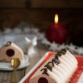 Bûche craquinette chocolat framboises