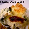 Gratin de chou-fleur et brocolis