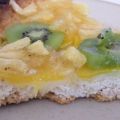 Tarte aux fruits : mangue, kiwi, ananas,[...]