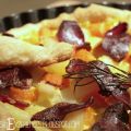 Tarte légumes, magret fumé et Curcuma