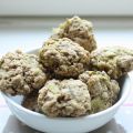 Cookies sarrasin, noisette et rhubarbe [vegan]