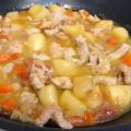 Blancs de poulet aux pêches