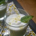 Cappuccino froid de petits pois menthe et[...]