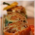 Poivrons farcis au porc épicé, Recette Ptitchef