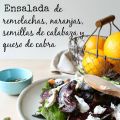 Ensalada de Remolachas asadas, con naranjas,[...]