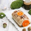 Bûche de Noël végétale aux noix de cajou,[...]