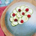 Carpaccio de courgettes, citron, framboises[...]