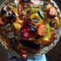 Quiche aux légumes grillés