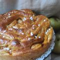 Brioche aux pommes et caramel