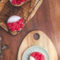 Tarte noisette framboise