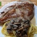 Côtes de veau à la normande … au cidre