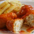 Quenelles de blanc de poulet, sauce tomate au[...]