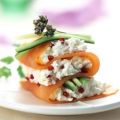 Mille-feuille de saumon au fromage de chèvre et[...]