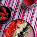 Smoothie bowl fraises et flocons d'avoine[...]