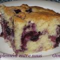 Gâteau aux bleuets et au citron