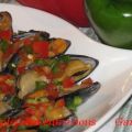 Moules farcies aux deux poivrons (Tapas)