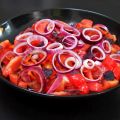 Salade de poivrons rouges grillés