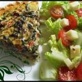 Quiche à la viande hachée et aux epinards