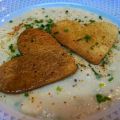 Crème de chou-fleur à la cancoillotte,[...]