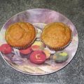 Muffins au beurre d’arachides, bananes et gruau