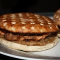 Burger de saumon épices, soya et balsamique