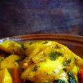 Tajine de poulet au citron confit