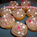 Cupcakes Coeur de Nutella