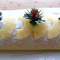 Bûche à l'ananas