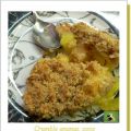 Crumble ananas frais, coco