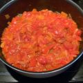 sauce tomate aux courgettes jaunes et piments[...]