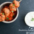 Boulettes au boeuf et au  persil