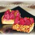 Tarte framboise et chantilly pistache sur[...]
