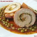 Roulade de porc aux herbes