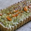 Quiche au Houmous~Roquette & Mimolette