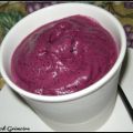 Yogourt glacé aux bleuets (myrtilles)