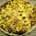 Quiche aux poireaux et au comté