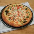Pizza à la tomate et au brocoli