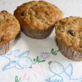 Muffins bananes et canneberges