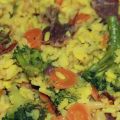 Riz pilaf aux légumes et au Jambon Patanegra