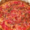 Tarte fine à la Tomate, Bacon et Mozzarella