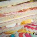 Recette de Club sandwich au jambon crudités[...]