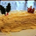 La traditionnelle bûche de Noël