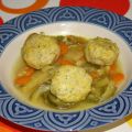 Tagine de boulettes de poisson aux légumes