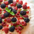 Pavlova aux fruits rouges