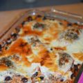 Casserole de poulet et riz à la salsa