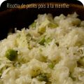 Risotto  aux petits pois à la menthe