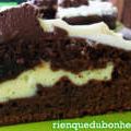 Gâteau aux deux chocolats et à la cream cheese,[...]