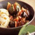 Figues rôties sauce caramel